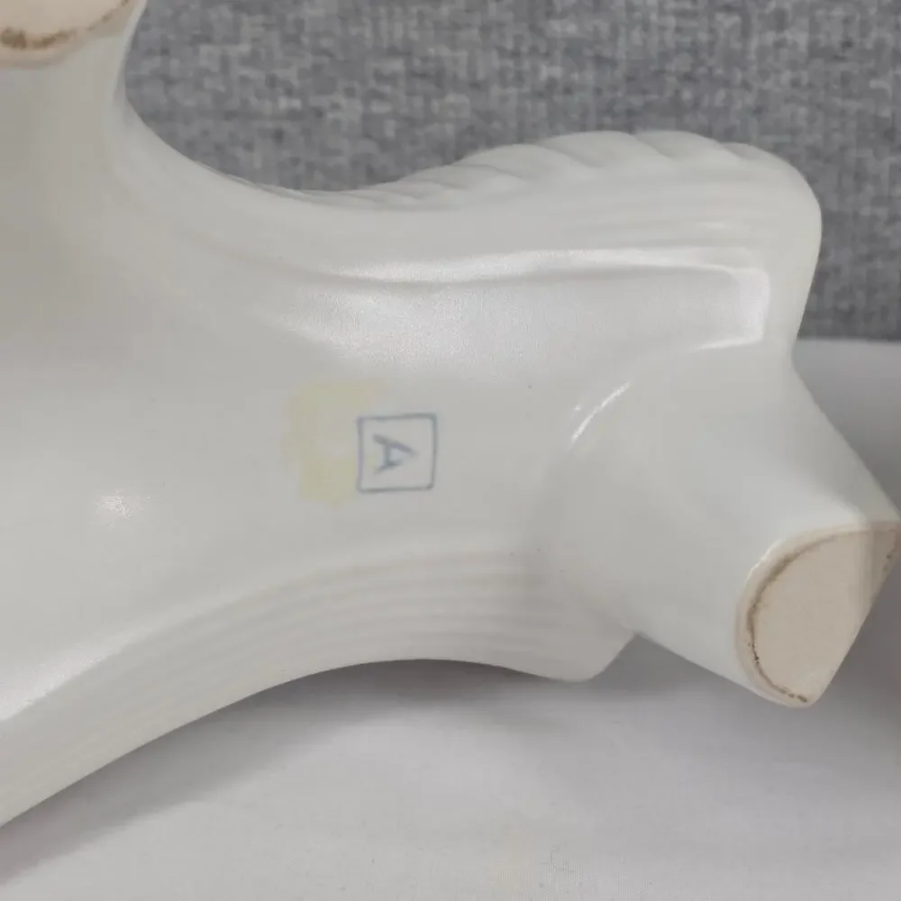 JONATHAN ADLER TAURUS BULL CERAMIC STATUE BOOKENDS – DISCONTINUED – MCM – RARE